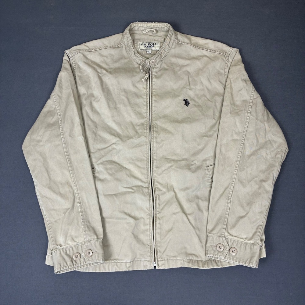 U.S. Polo Assn. Tan Harrington Jacket Men's Size Large